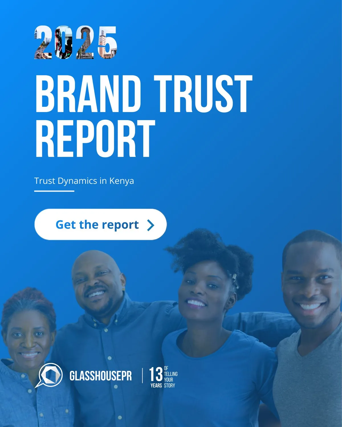 Cover of the Brand Trust Report 2025