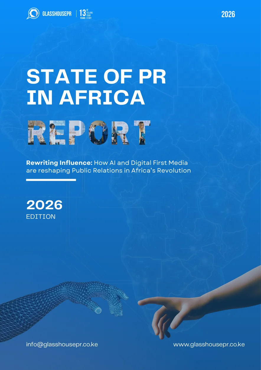 Cover of the State of PR in Africa Report 2026, Rewriting Influence